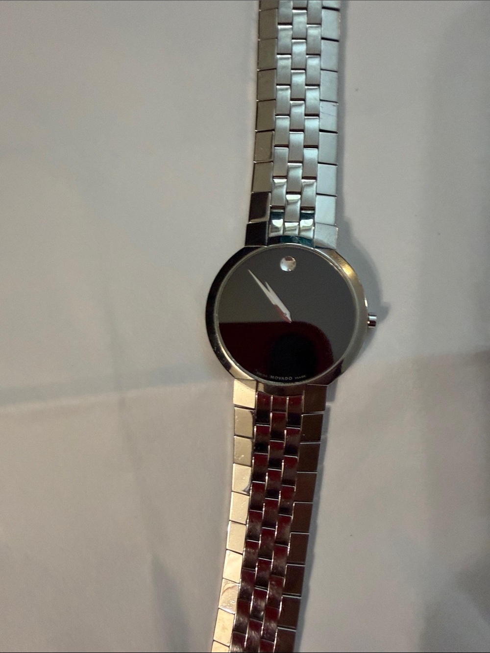 Movado Silver Stainless Steel Bracelet Watch Used 1x OFFERS WELCOME